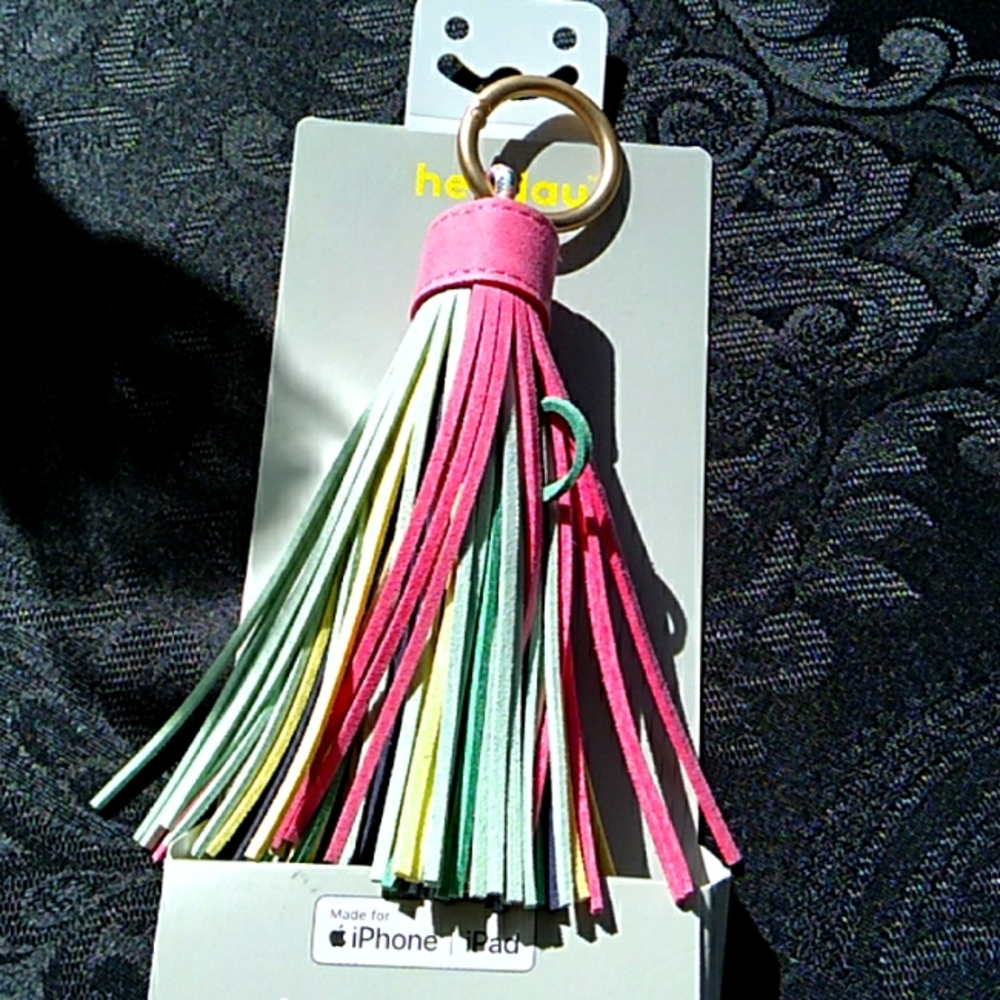 Heyday high charging cable multi colored keyring